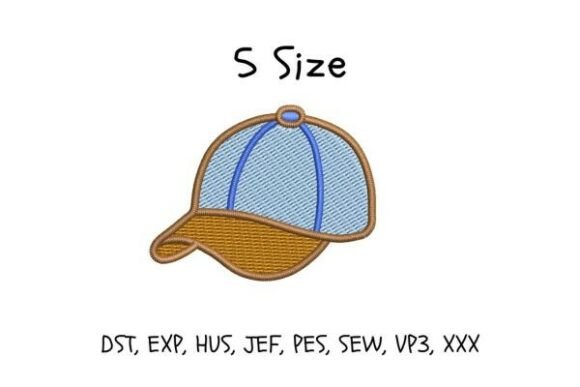 Baseball Cap Embroidery Design