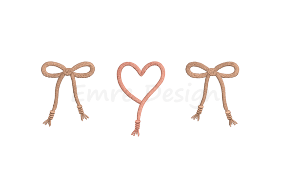Coquette Howdy Heart Embroidery Design