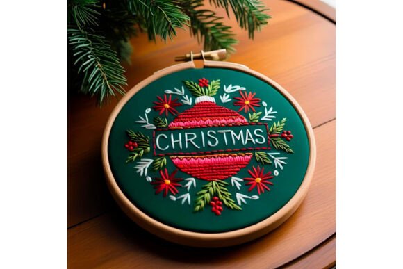 Xmas Idea of Embossed Embroidery
